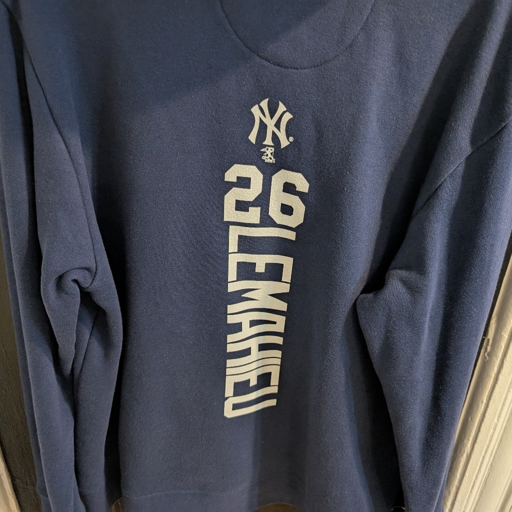 New York Yankees Sweatshirt Hoodie Men's NEW DJ Lemahieu - Picture 12 of 16